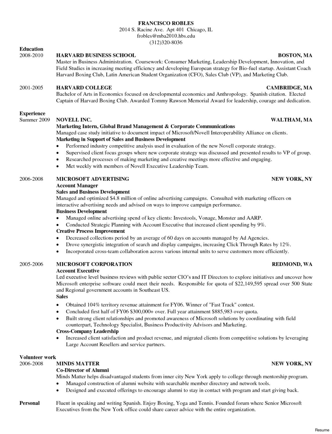 Cv Template Harvard - Resume Format  Nursing resume template