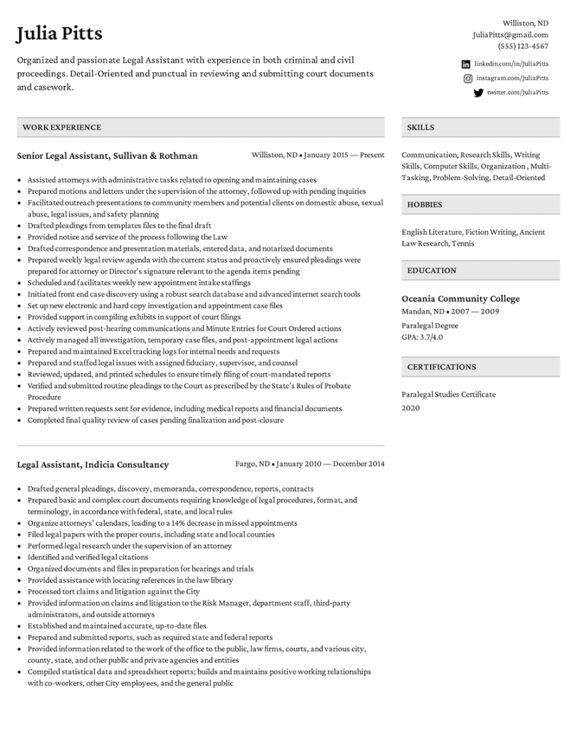 Executive Resume Templates & Formats for   Easy Resume