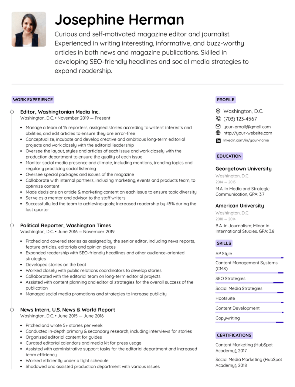 Functional Resume Templates & Formats for   Easy Resume