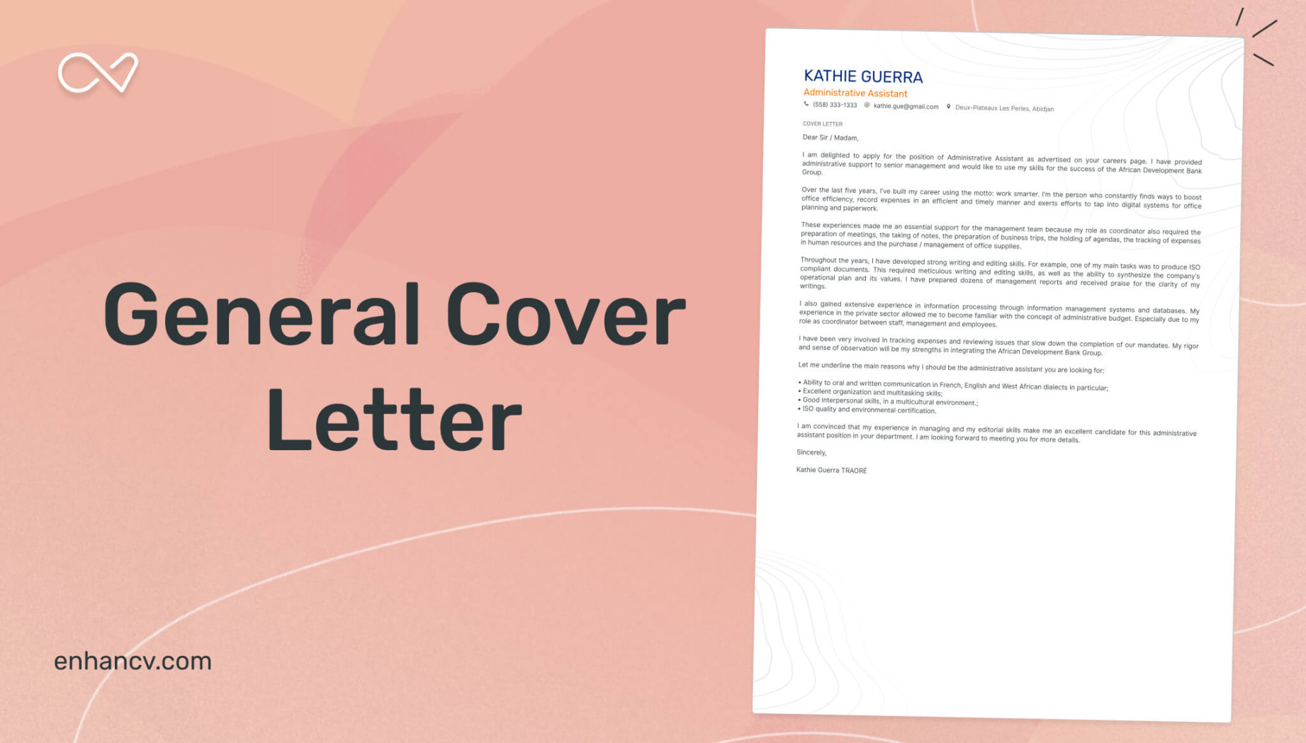how to create a general cover letter with examples and tips