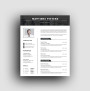 Milan Clean Professional Resume Template  - Template Catalog