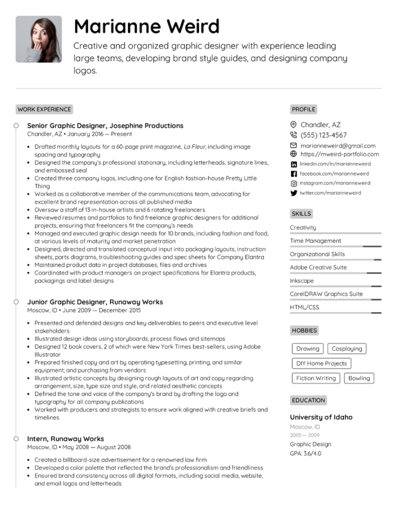 PDF Resume Templates & Formats for   Easy Resume