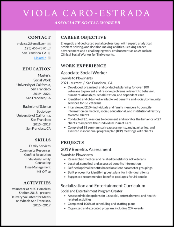+ Resume Objective Examples for Your Career in