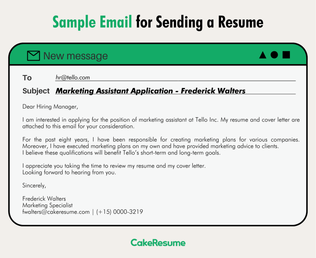 What to Write in an Email When Sending a Resume [+ Examples & Tips