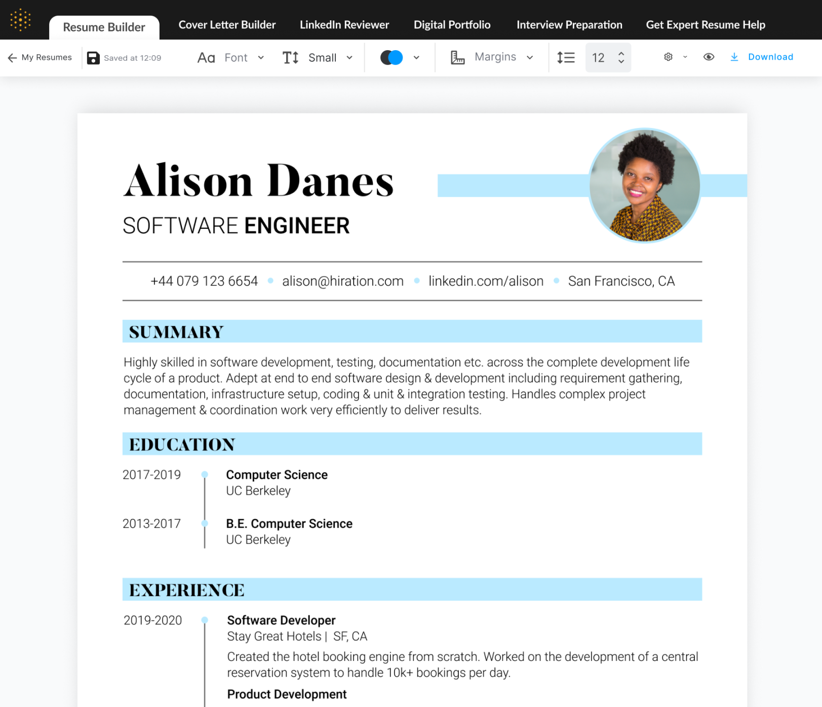 Best Online Resume Builder for Tech Jobs in