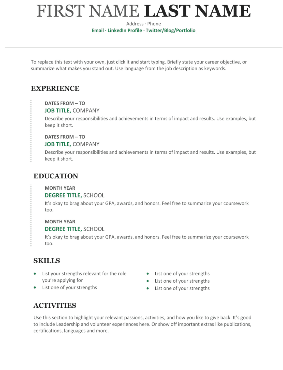 Best Resume Format in  - PDF vs Word Resume