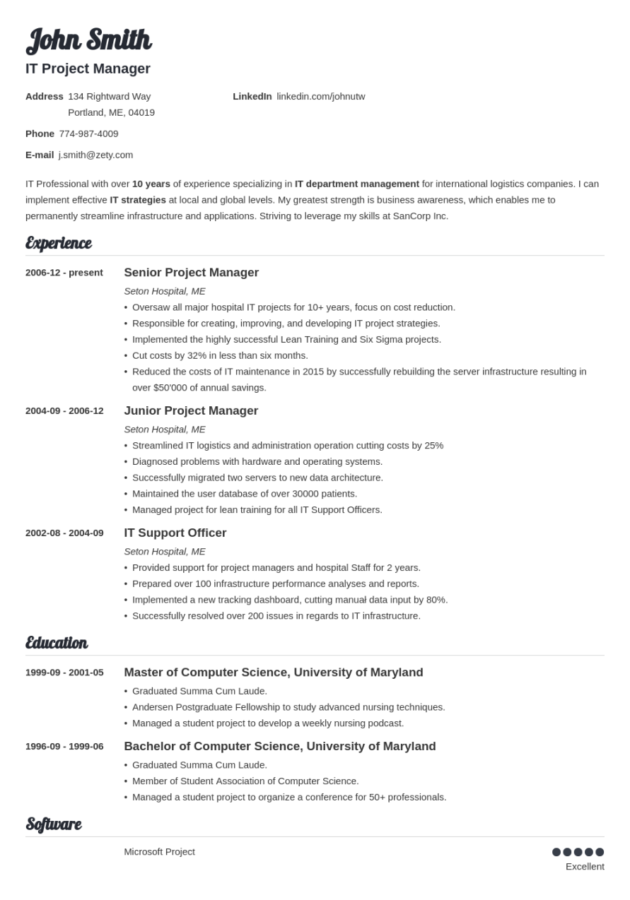 Best Resume Templates in  (+ Picks to Use Now)