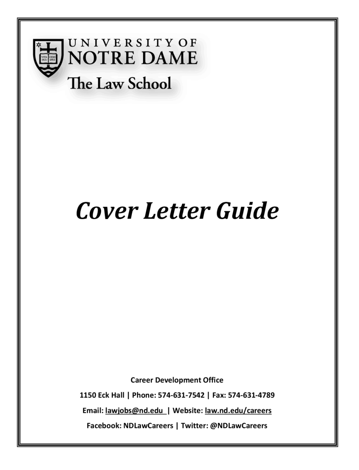Cover Letter Guide  Exams Law  Docsity