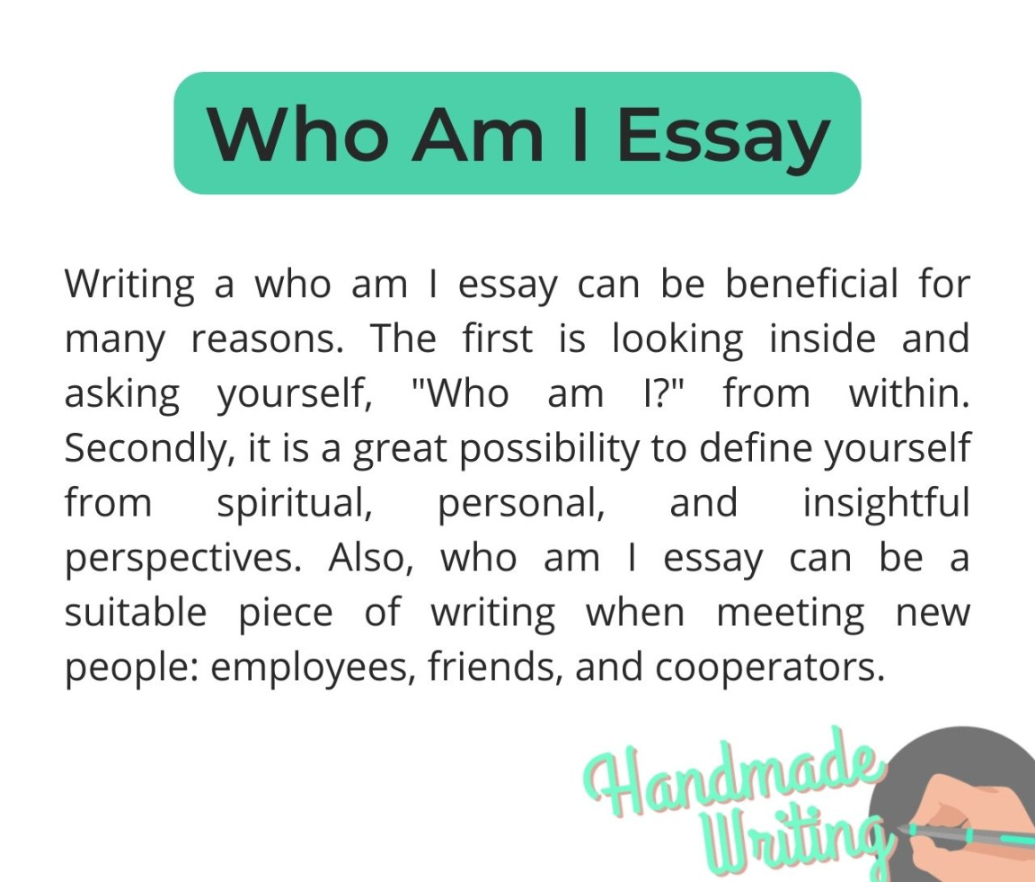 Essay Sample: Who Am I? By Handmadewriting Blog