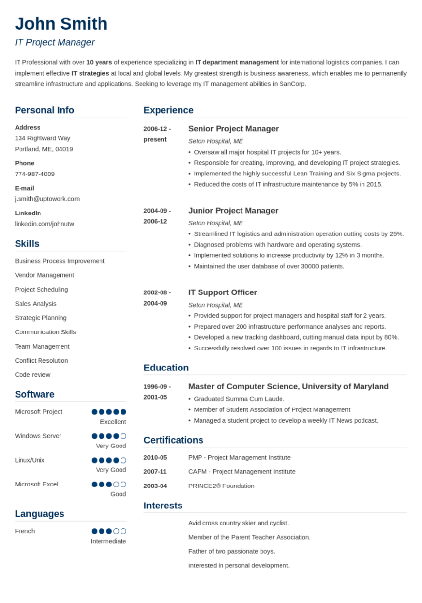 expert picked resume templates for any job in