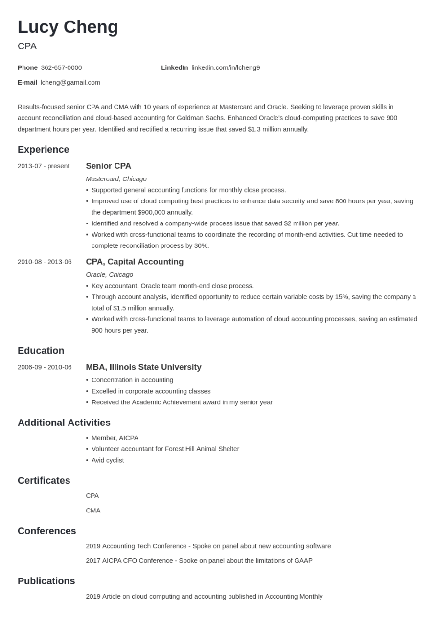 Free Resume Builder: Create a Professional Resume Online