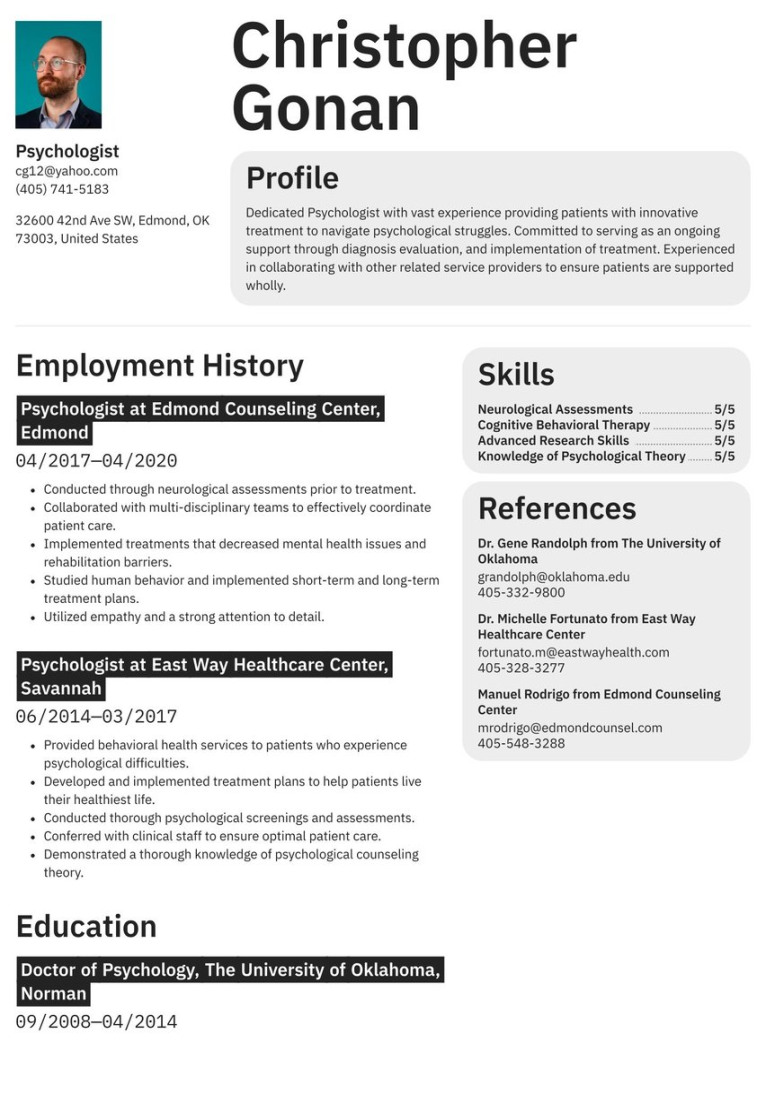 Free Resume Builder - Make Your Job-winning Resume · Resume