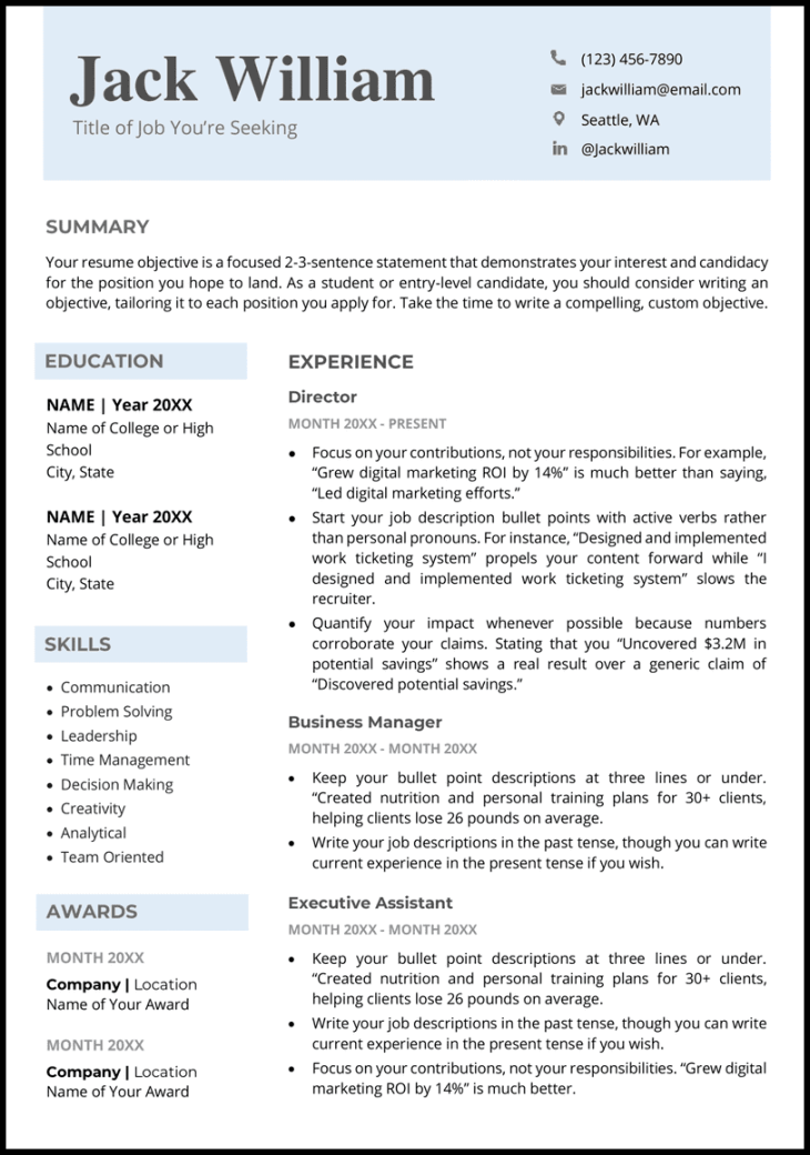 free resume templates word designed for 3