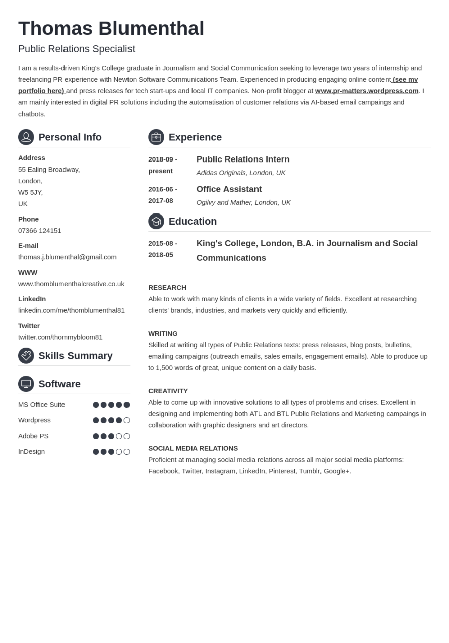 Skills-Based Resume Template, Examples & Format for